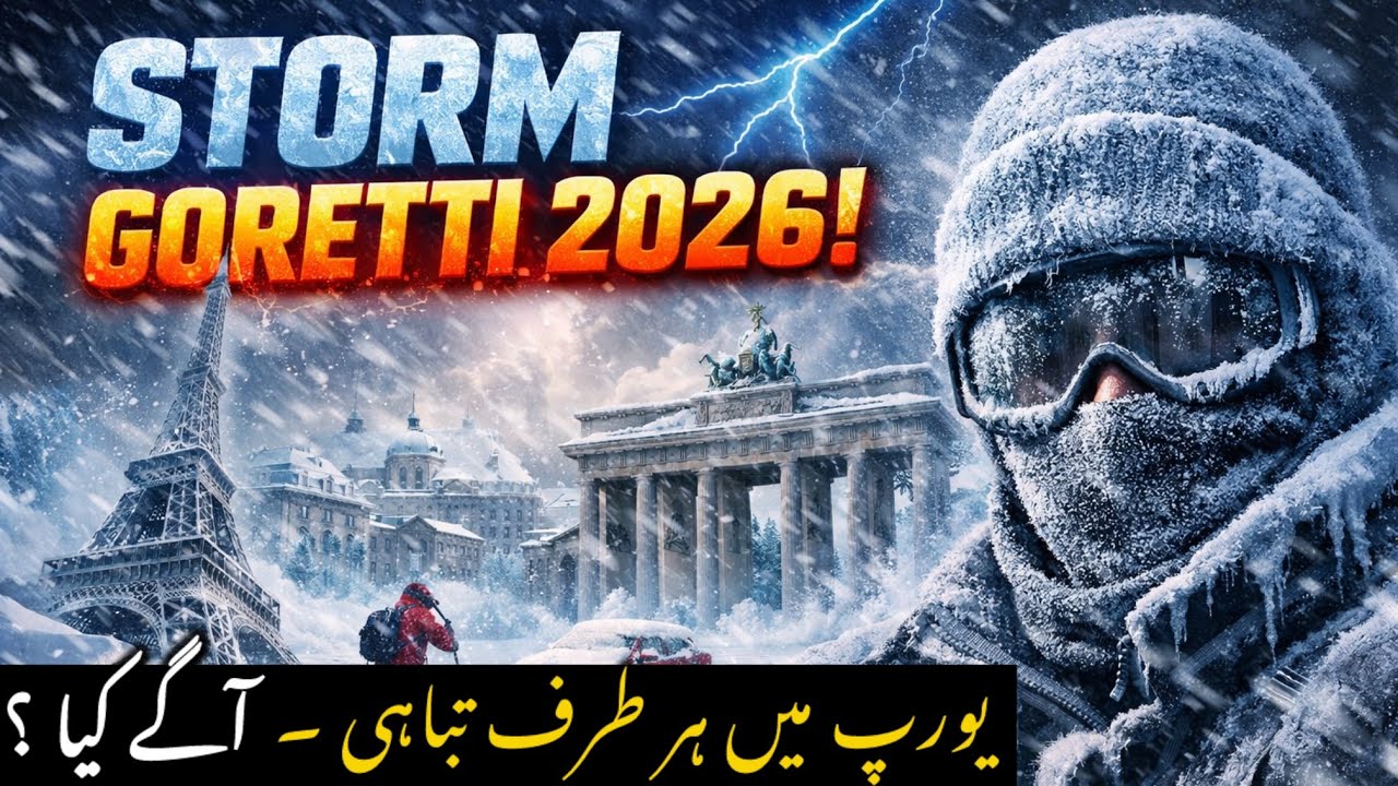 Storm Goretti 2026 which FROZE Europe
