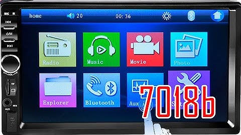 Estereo chino 7018b doble dim funciones cambio de logo mirror link
