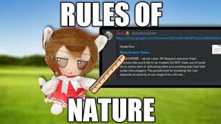 RULES OF NATURE
