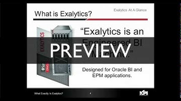What Exactly Is Exalytics? [Preview]