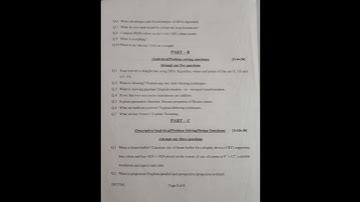 CGM Paper 5 Sem || Computer Graphics and Multimedia Paper RTU 2023.