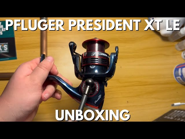 Pfleuger President XT LE Spinning REEL UNBOXING and Review 