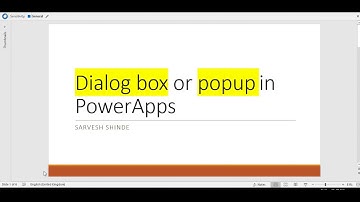 Dialog box in PowerApps | Pop up | Confirmation Box | Message Box | Window