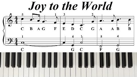 Thumbnail of Joy to the World - Easy Piano Tutorial - Sheet music