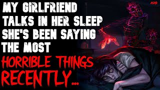 "MY GIRLFRIEND TALKS IN HER SLEEP..." | Whispered CREEPYPASTA | Scary Stories To Sleep To | ASMR screenshot 2