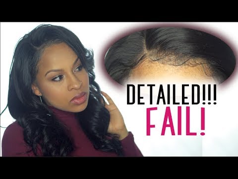 Frontal FAIL! My first time installing a Lace Frontal on myself 😢 Detailed  Mistakes Revealed! - YouTube