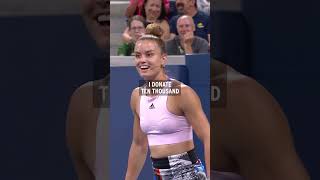 Fan PROPOSES to Maria Sakkari! 💍 screenshot 1