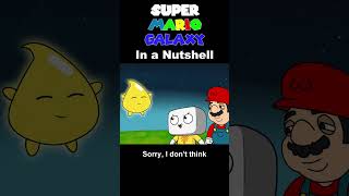 SHUT UP OR I&#39;LL EAT YOUR SOUL - Super Mario Galaxy In a Nutshell (Animation) #shorts