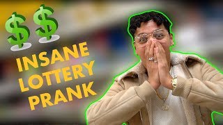 THE CRAZY LOTTERY PRANK ON MY BROTHER!