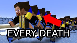 All Rekrap2 Deaths In Beating Minecraft on 100x speed