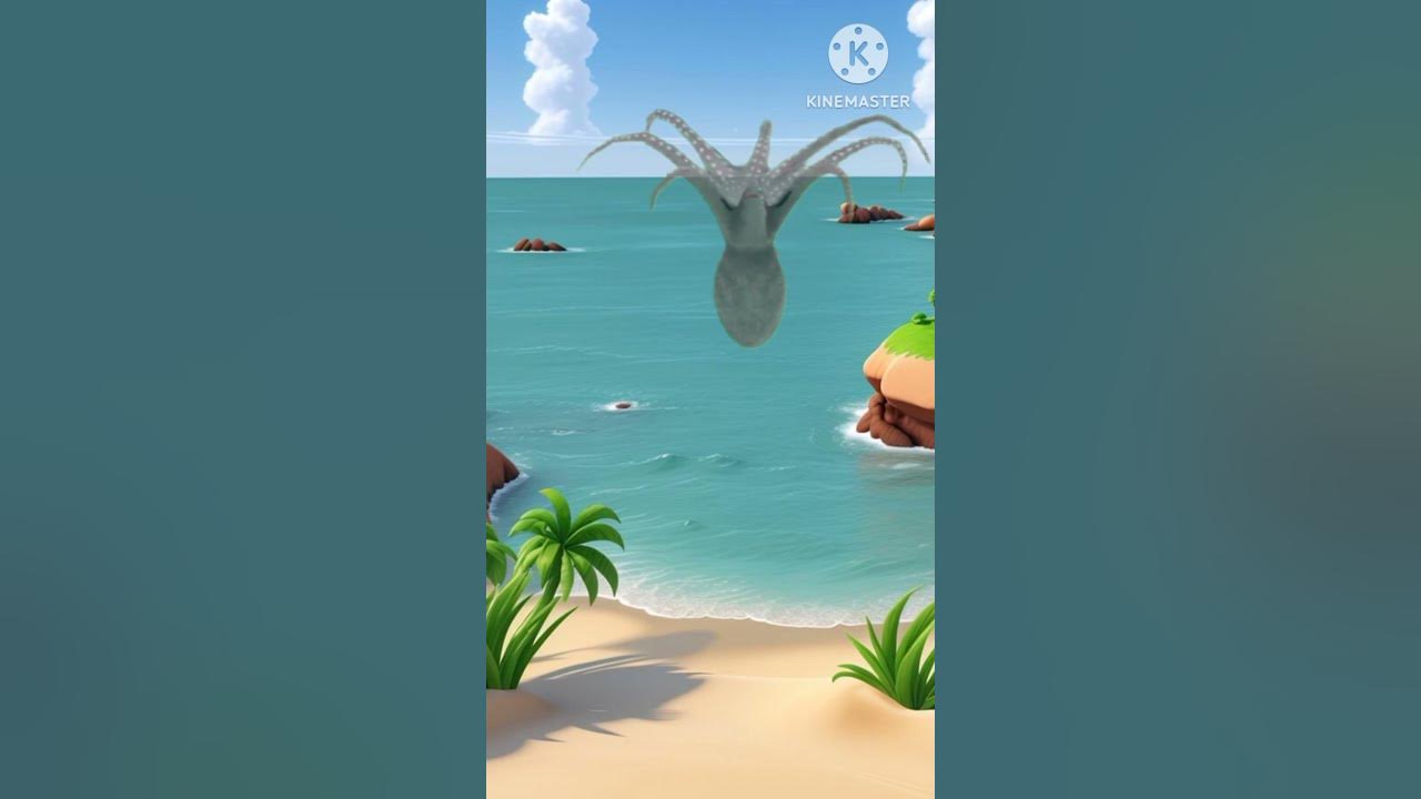 Octopus funny song 3D animation short feed #funny #shortvideo 🐙🐙🐙