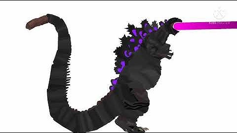 shin Godzilla atomic breath test (stick nodes)