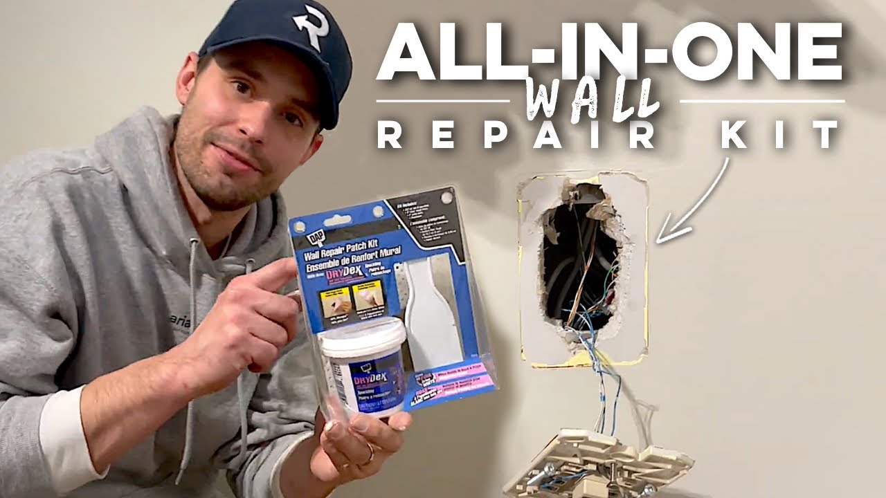 Wall Repair Kit With Everything You'll Need (DAP Patch Kit) 