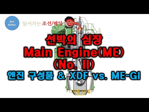 선박의 심장 Main Engine(ME) (No. II) 엔진 구성품, XDF vs. ME-GI