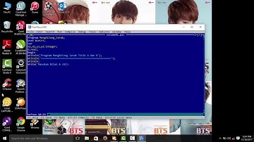 TUTORIAL-Membuat Program Menghitung Jarak #FREEPASCAL