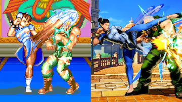 Evolution of Chun-Li’s Hyakuretsukyaku (1991 - 2025)