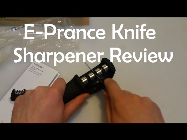 SenzuSharpener Fine Coarse Knife Sharpener Review on Vimeo