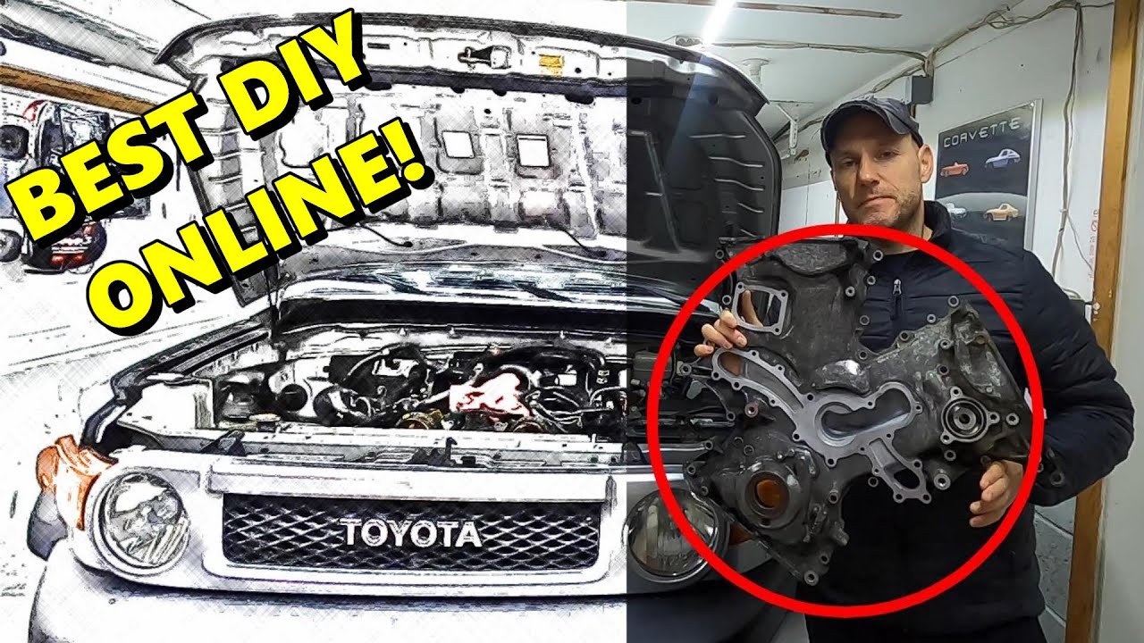 Timing Cover Installation for Toyota Tacoma - FJ Cruiser - Tundra - 1GRFE Engine