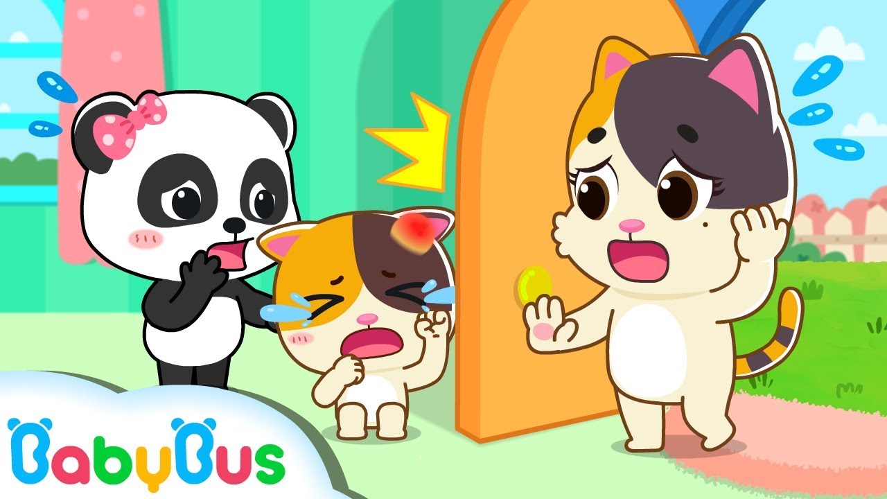 pandas merge Baby Kitten Bumped Her Head | Home Safety Tips for Kids | Baby Kitten's Life | Baby Song | BabyBus