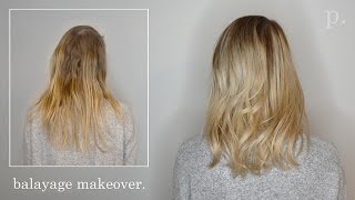 Brassy to Ashy: A Balayage Hair Transformation. @ParlourSalonInc