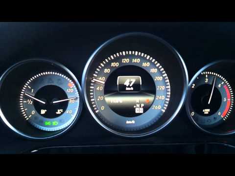 Mercedes E250 CDI 0-100 Acceleration W212 Facelift