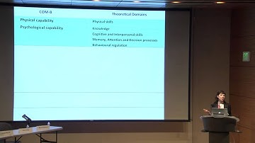 Susan Michie: A Theoretical Framework for Understanding Health Provider Behavior