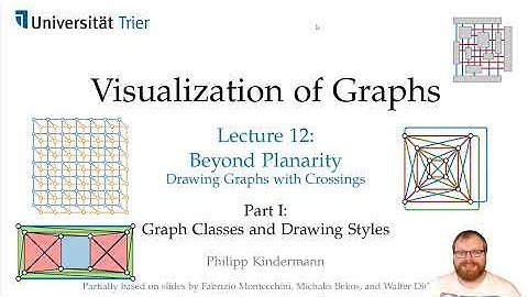 Beyond Planarity (1/5): Graph Classes and Drawing Styles | Visualization of Graphs - Lecture 12