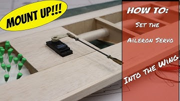 EP10: Aileron servo mount, Scratch building a Giant Scale Model Airplane