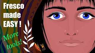 Learn More Adobe Fresco Tools; bucket shapes, transform , and smudges !!