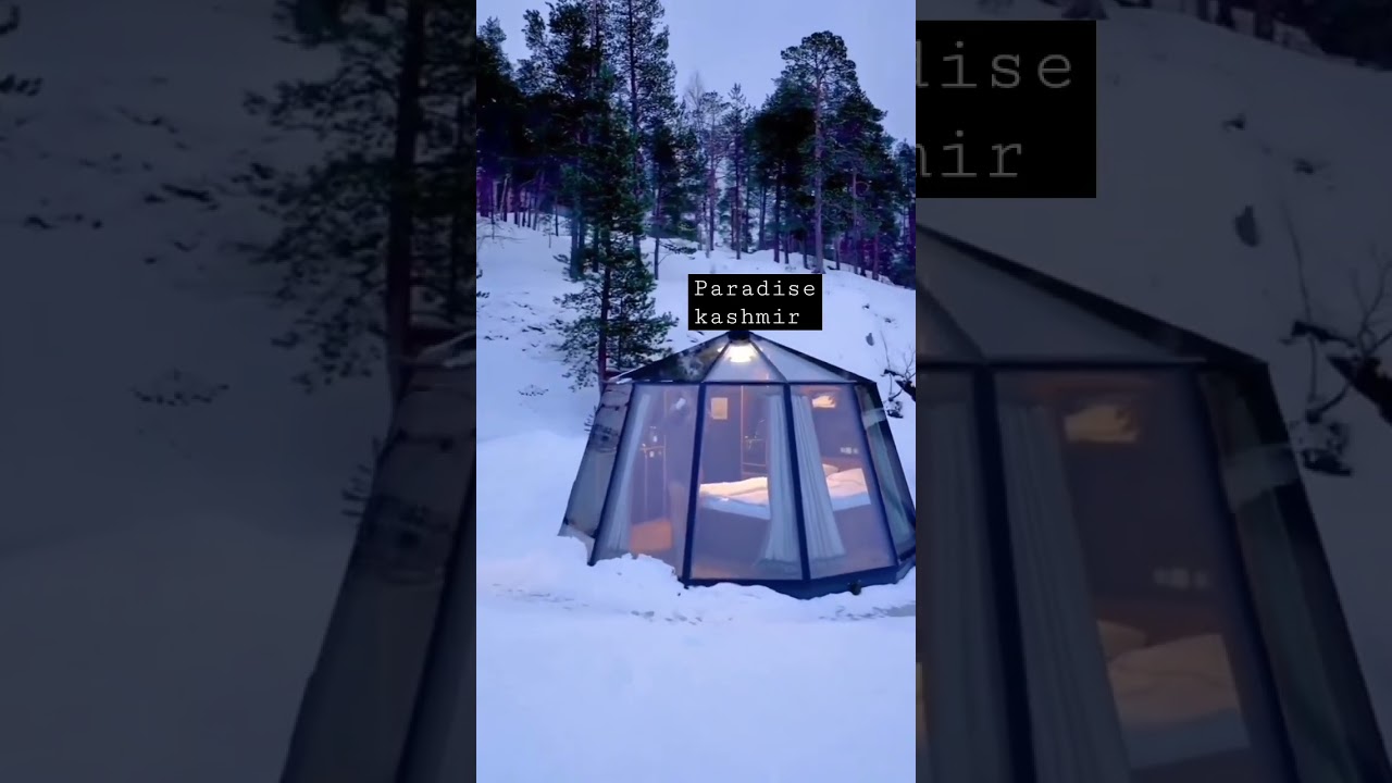 gulmarg igloo cafe😱😍snow❄️☃️zameen so gyi brafi ☃️🏔️  