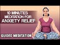 10 minutes meditation for anxiety relief   guided meditation for beginners by vibha