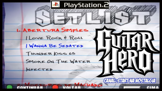 Guitar Hero 3 - ALL SONG LIST / LISTA TODAS MÚSICAS / 