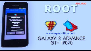 Root Samsung Galaxy S Advance I9070 Android 4.1.2