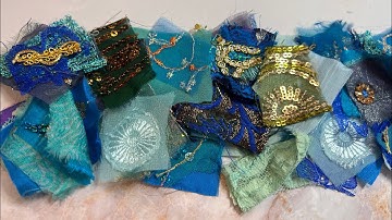 Boho Snippet Roll: How to Make a Functional Sari Silk Roll for Your Journals!