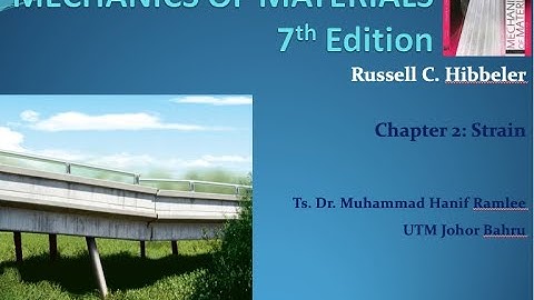 Recorded video -  Chapter 2 Strain