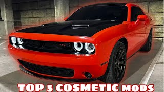 TOP 5 COSMETIC MODS ON MY DODGE CHALLENGER RT .. (MUST HAVE)