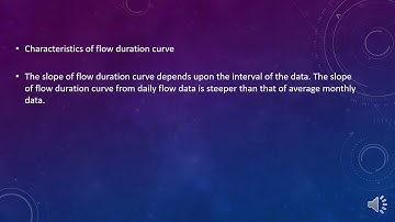 Flow duration curve|| Flow curve || Hydropower