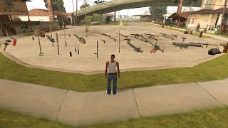 How To Get All The Weapons At The Beginning In Gta San Andreas (Locations)