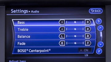 2015 Infiniti QX60 HEV - Control Panel and Touch Screen Overview (if so equipped)