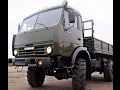 Трогание с места, движение и остановка на автомобиле КАМАЗ 4310.