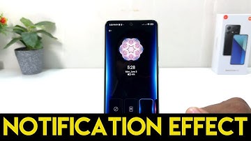 How to change the lock screen notification animation effect on Redmi Note 13