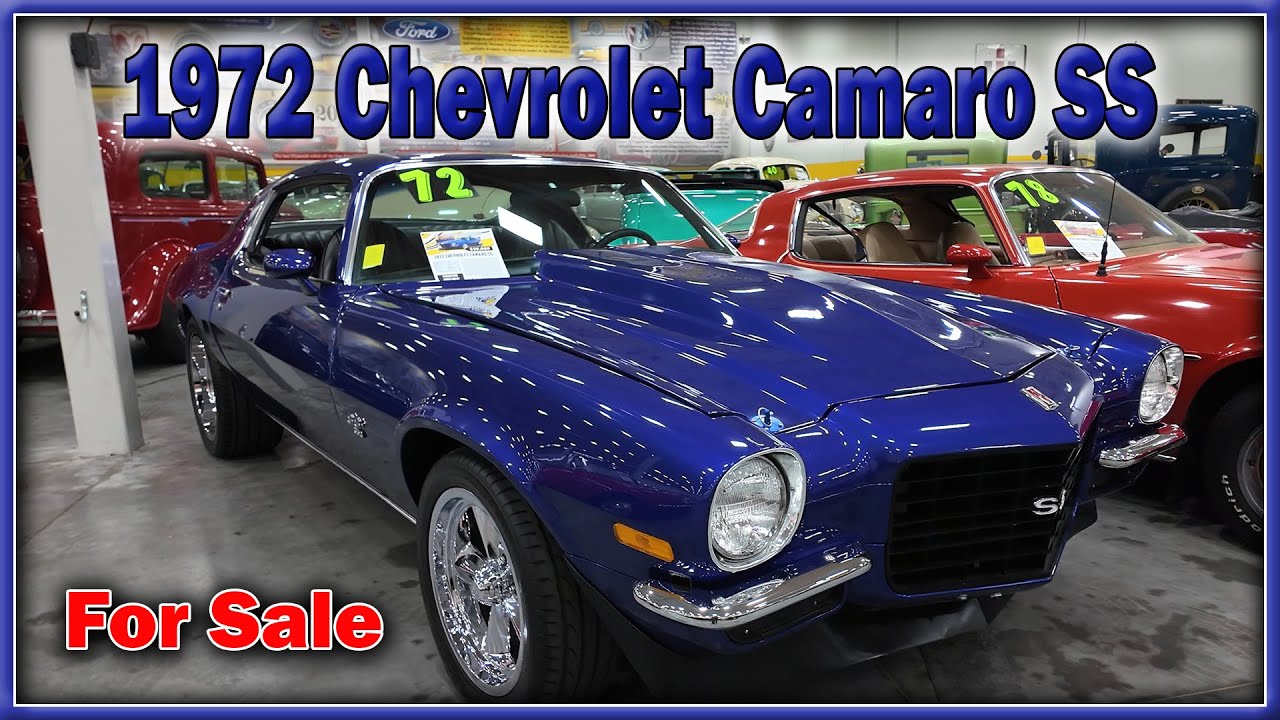 1972 chevy camaro ss at unique classic cars mankato youtube