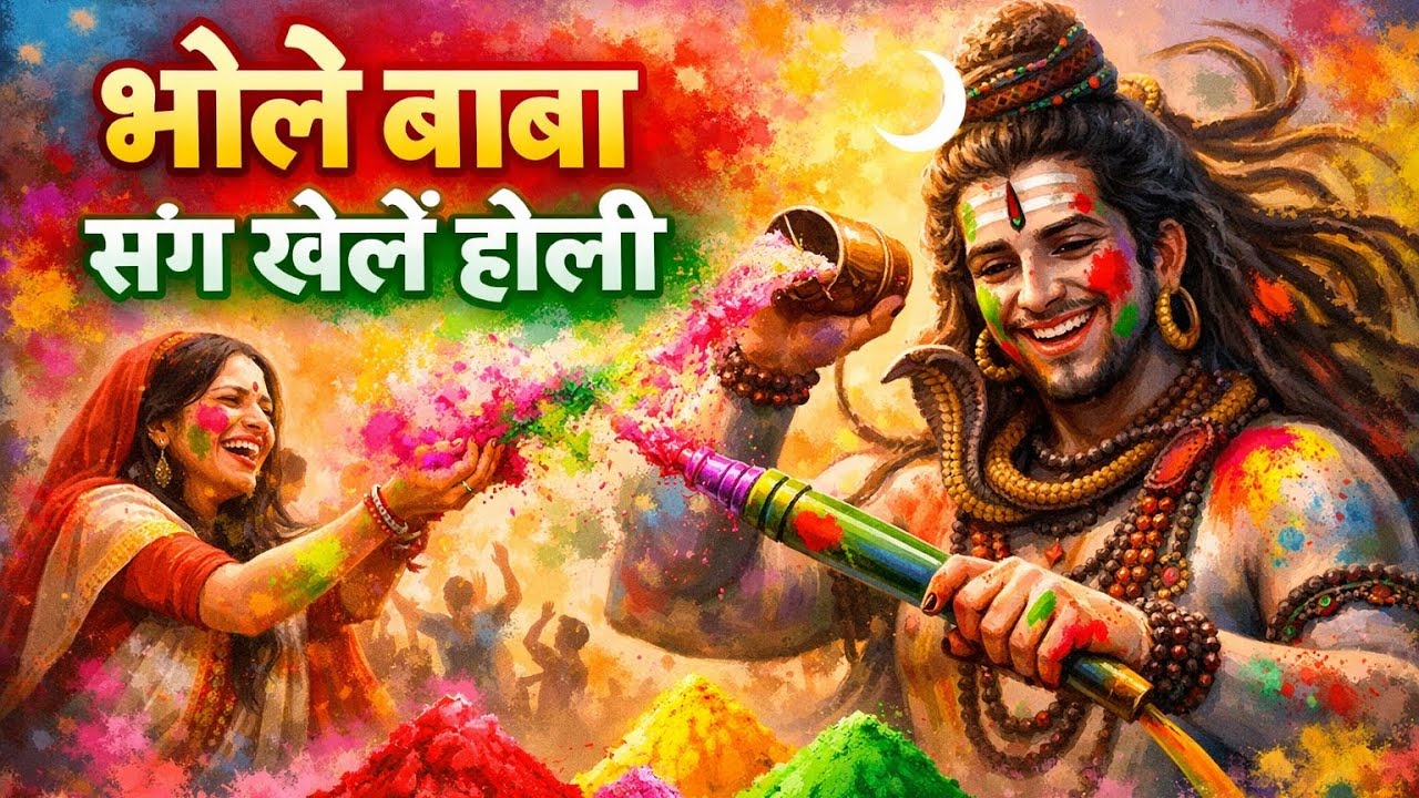 || भोले बाबा संग खेले होली || bhole baba sang khele holi || Bholenath bhajan || भोले बाबा होली भजन||