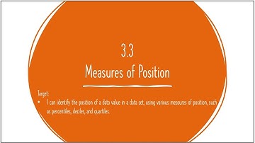 Statistics - 3.3 Video