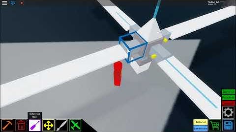 (roblox planecrazy) tutoirial how to make a simple helicopter rotor