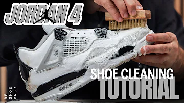 The Best Method To Clean Air Jordan 4 Black Military