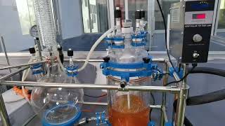 Making MSG Crystal by Our Crytallization Reactor Kit in Malaysia Client's Facility