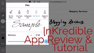 INKredible Android App Review and Tutorial | Best writing app for android
