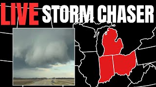LIVE STORM CHASER SNEAKY TORNADO THREAT AND SEVERE FLOODING