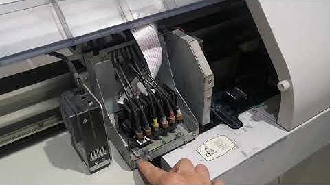 How to replace the damper of uv flatbed uv printer NC-UV0406?